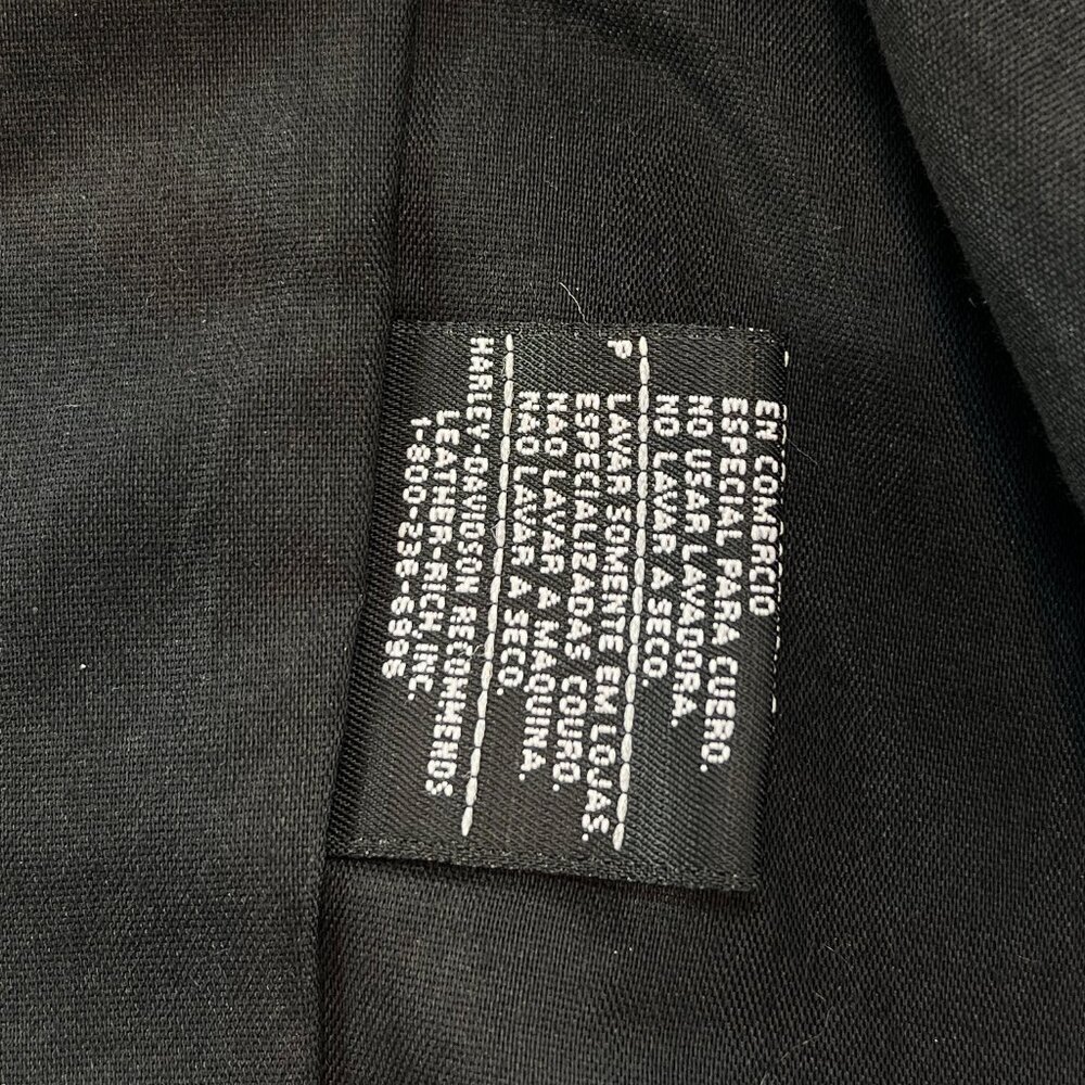 Vintage Harley Davidson Leather Vest - Picture 7 of 12